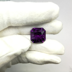 Аметист, октагон фантазийный 16*16 мм