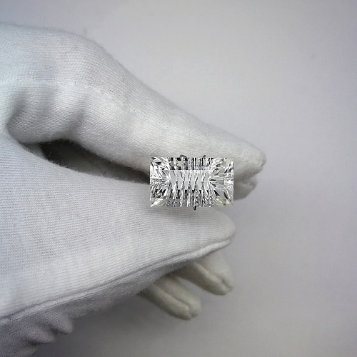 Горный хрусталь багет фантазийный 10*17 мм