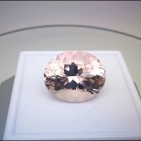 Розовый кварц, овал, 19*23 мм