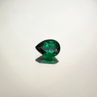 Изумруд гидротермальный, груша 14*10 мм