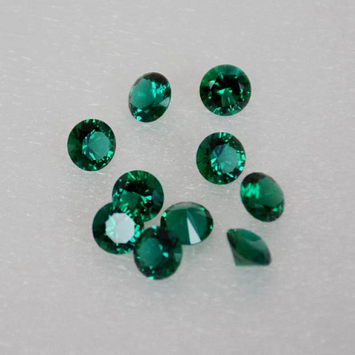 Изумруд гидротермальный, круг 7.0 мм