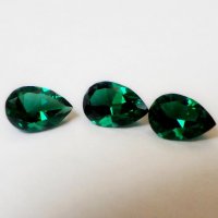 Изумруд гидротермальный, груша 8*6 мм