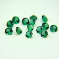Изумруд гидротермальный, круг, 4.5 мм