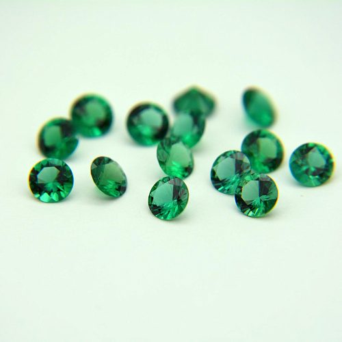 Изумруд гидротермальный, круг, 4.5 мм