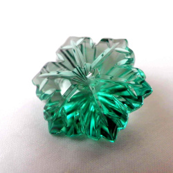 Кварц выращенный зеленый Цветок 19 мм