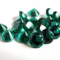 Изумруд гидротермальный, круг 8.0 мм