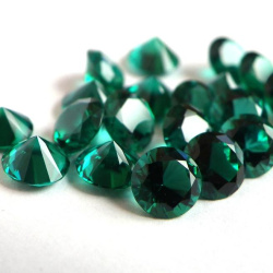 Изумруд гидротермальный, круг 8.0 мм