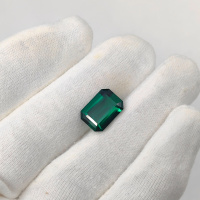 Изумруд гидротермальный, октагон 14*10 мм