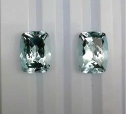 Топаз голубой, кушон, 16*12 мм