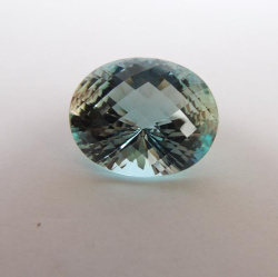 Топаз голубой, овал, 19*23 мм
