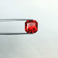 Рубин выращенный, ашер 12*12 мм