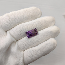 Аметрин багет фантазийный 10*17 мм