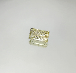 Цитрин светлый, багет фантазийный 10*17 мм