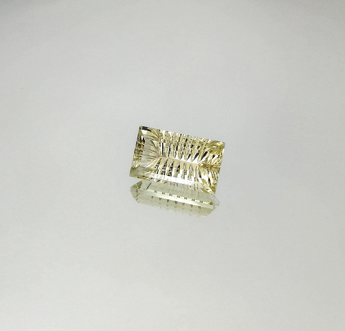 Цитрин светлый, багет фантазийный 10*17 мм