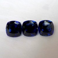 Сапфир выращенный, кушон, 10*10 мм