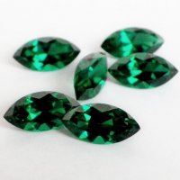 Изумруд гидротермальный, маркиз 12*6 мм