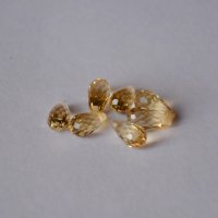 Цитрин выращенный, бриолет, 6.5*13 мм