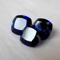 Сапфир выращенный, кушон, 10*10 мм