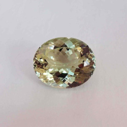 Празиолит, овал, 18*22 мм